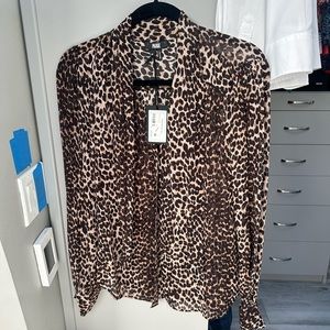 New w/ tag Paige leopard blouse